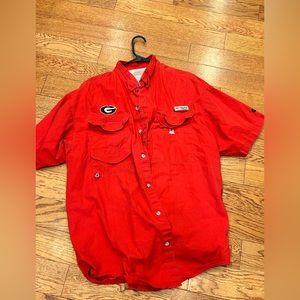 Columbia University of Georgia button up